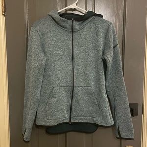 nike heathered blue/turquoise zip up hoodie/jacket